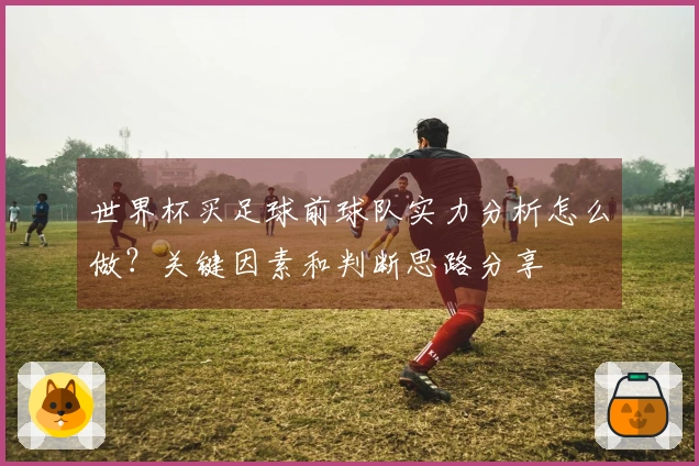 世界杯买足球前球队实力分析怎么做？关键因素和判断思路分享
